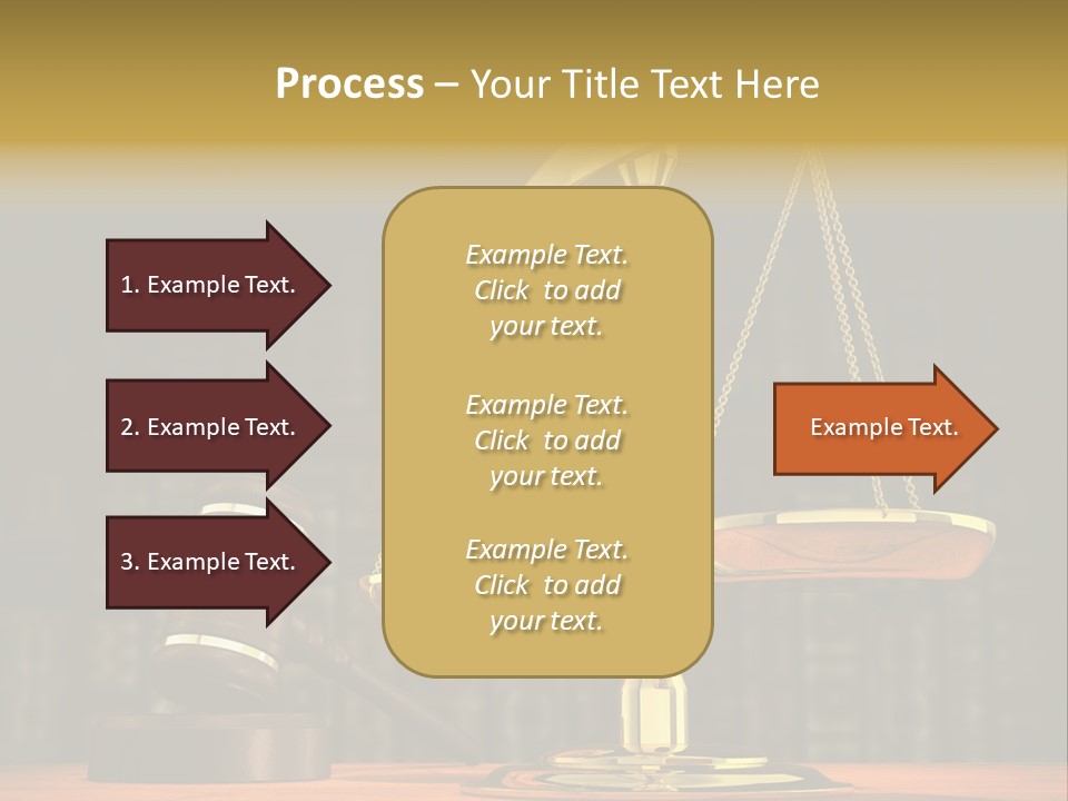 Scales Of The Judiciary PowerPoint Template