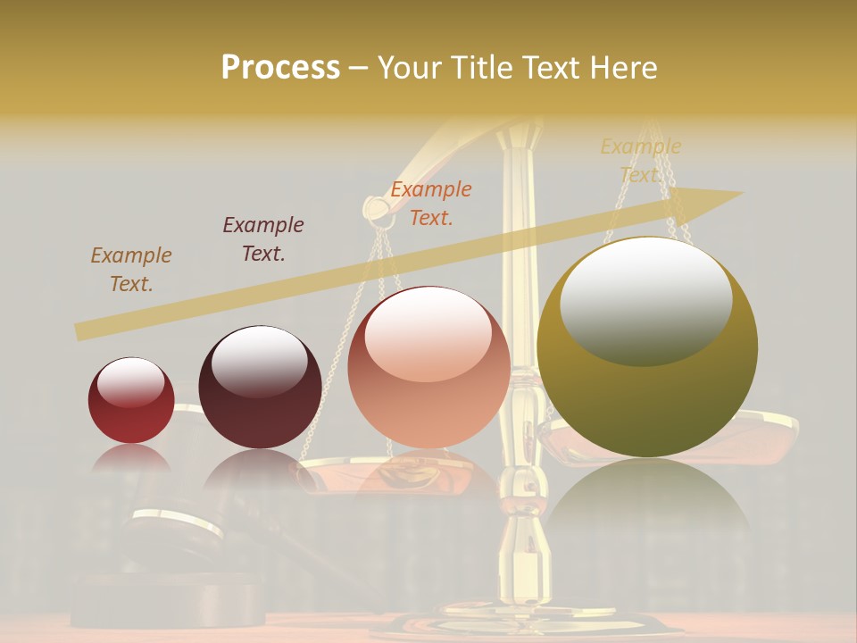 Scales Of The Judiciary PowerPoint Template