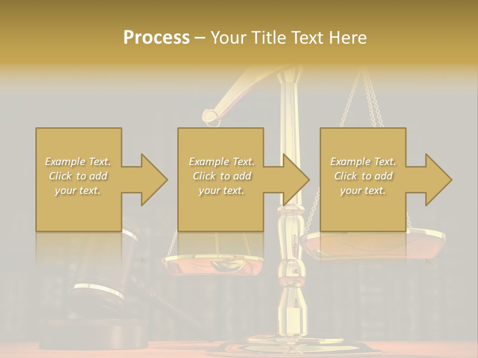 Scales Of The Judiciary PowerPoint Template