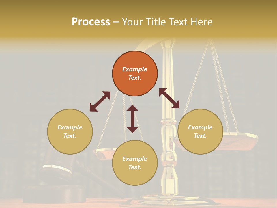 Scales Of The Judiciary PowerPoint Template
