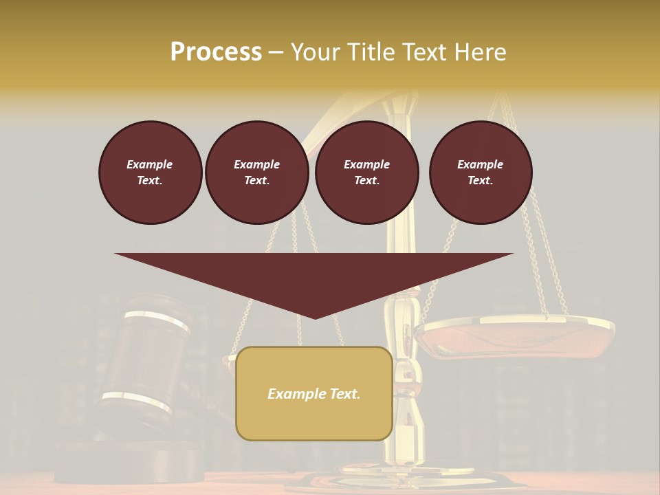 Scales Of The Judiciary PowerPoint Template