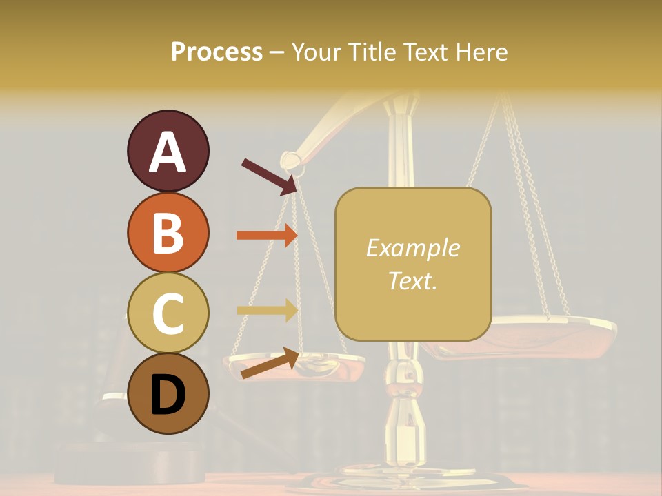 Scales Of The Judiciary PowerPoint Template