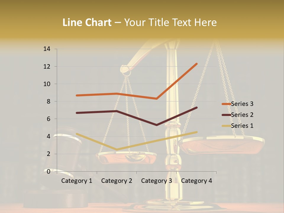 Scales Of The Judiciary PowerPoint Template