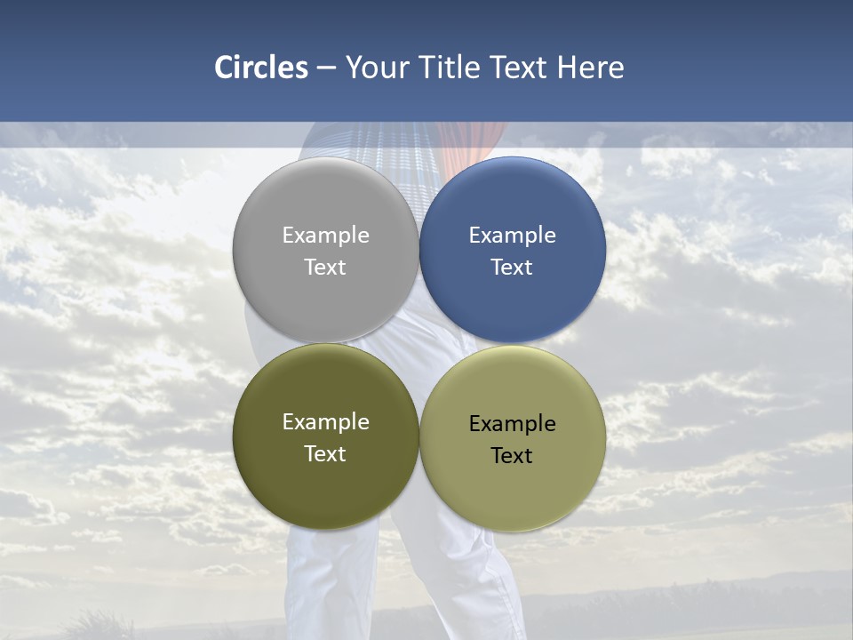 Playing Golf PowerPoint Template