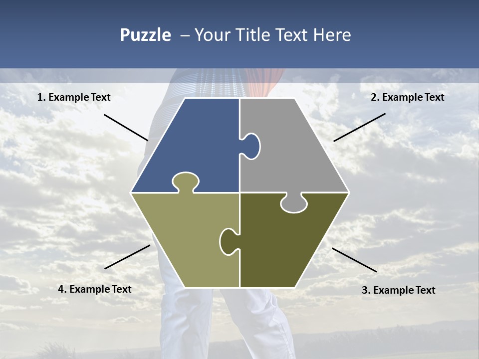 Playing Golf PowerPoint Template