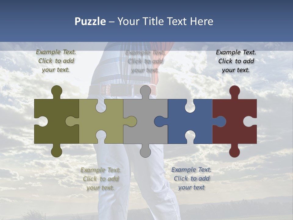 Playing Golf PowerPoint Template