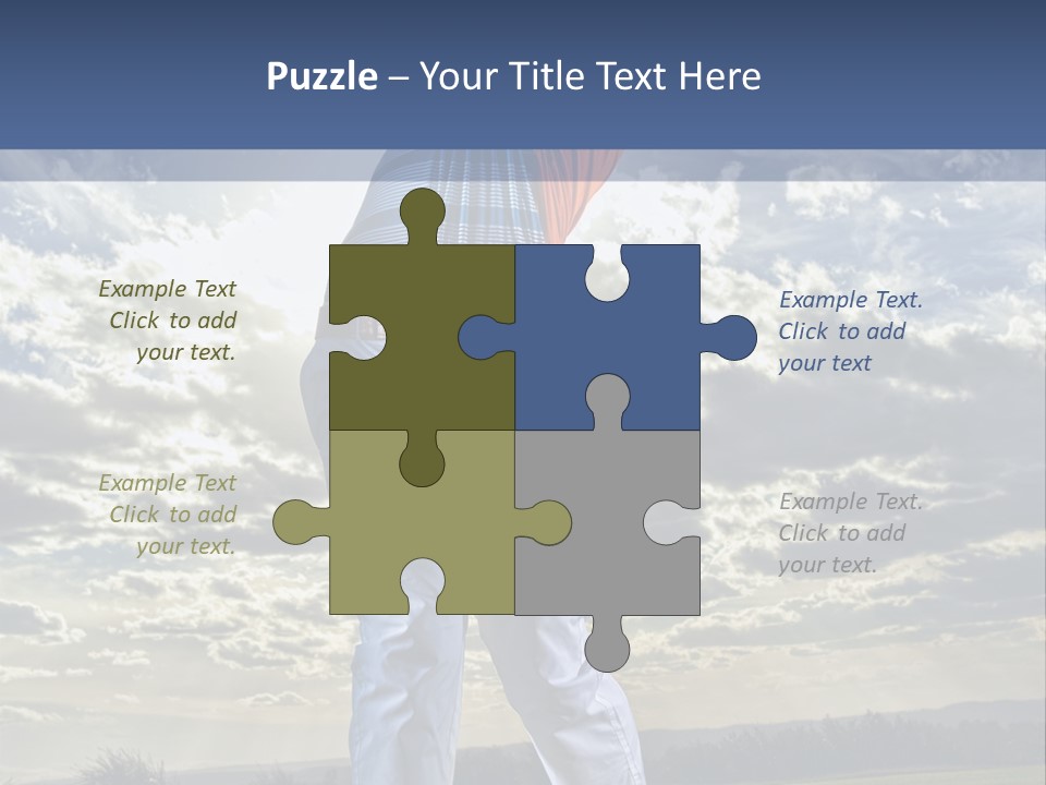 Playing Golf PowerPoint Template