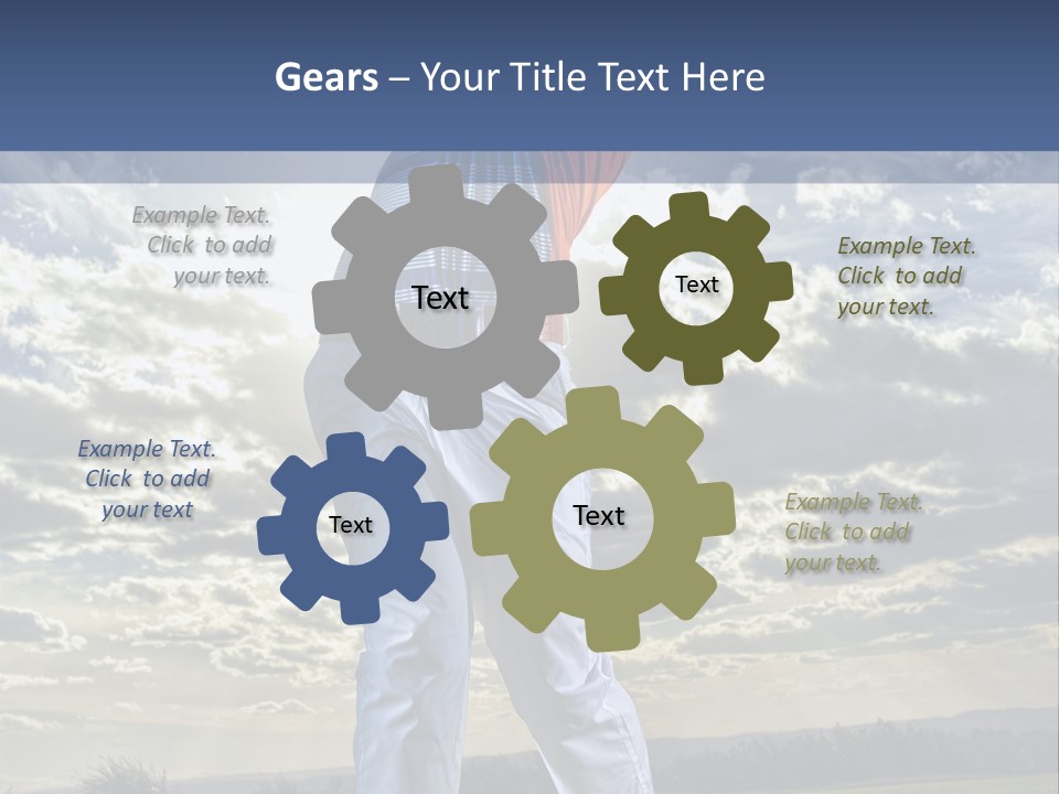 Playing Golf PowerPoint Template