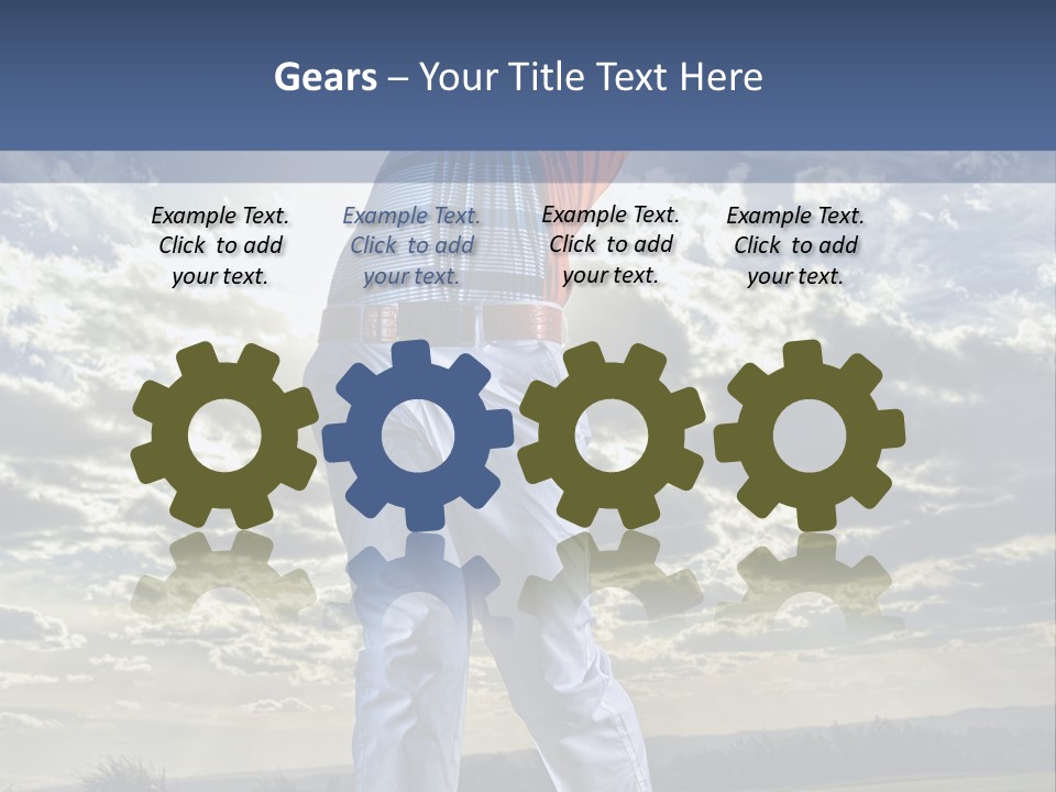 Playing Golf PowerPoint Template