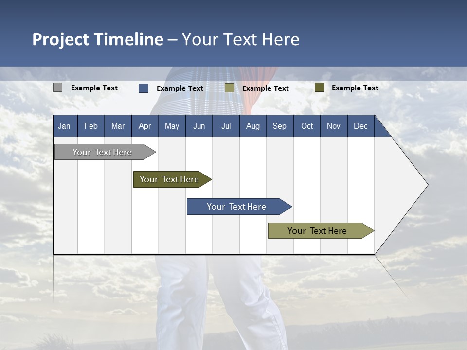 Playing Golf PowerPoint Template