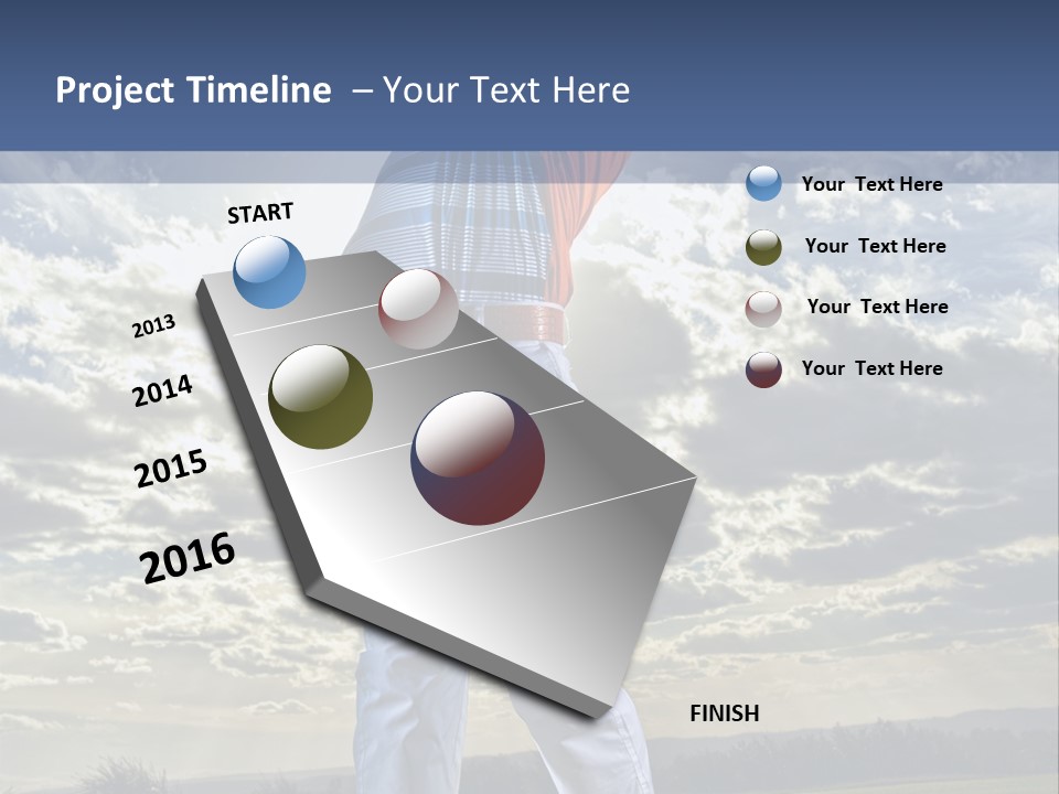 Playing Golf PowerPoint Template
