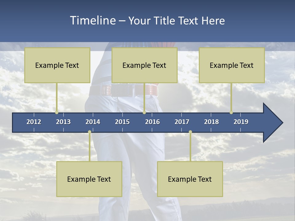 Playing Golf PowerPoint Template