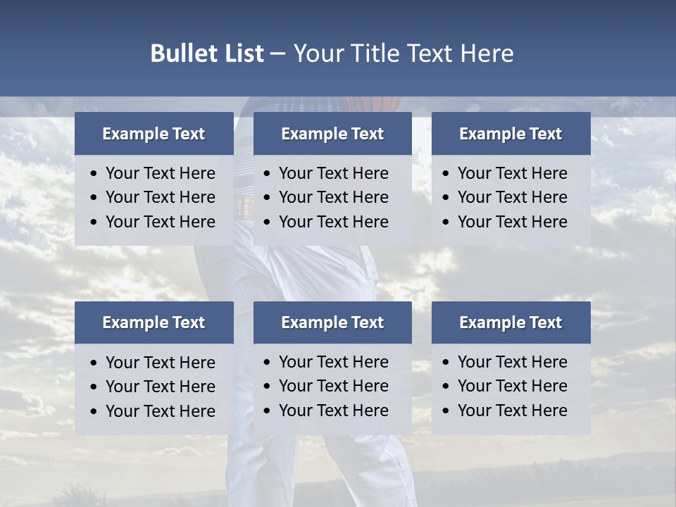 Playing Golf PowerPoint Template