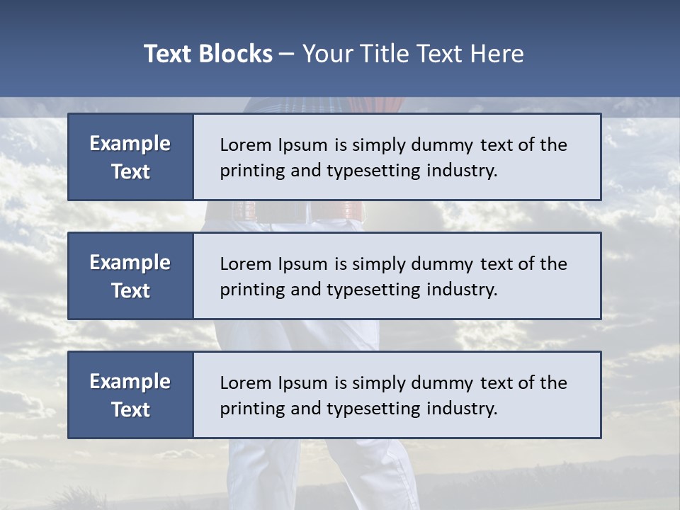 Playing Golf PowerPoint Template