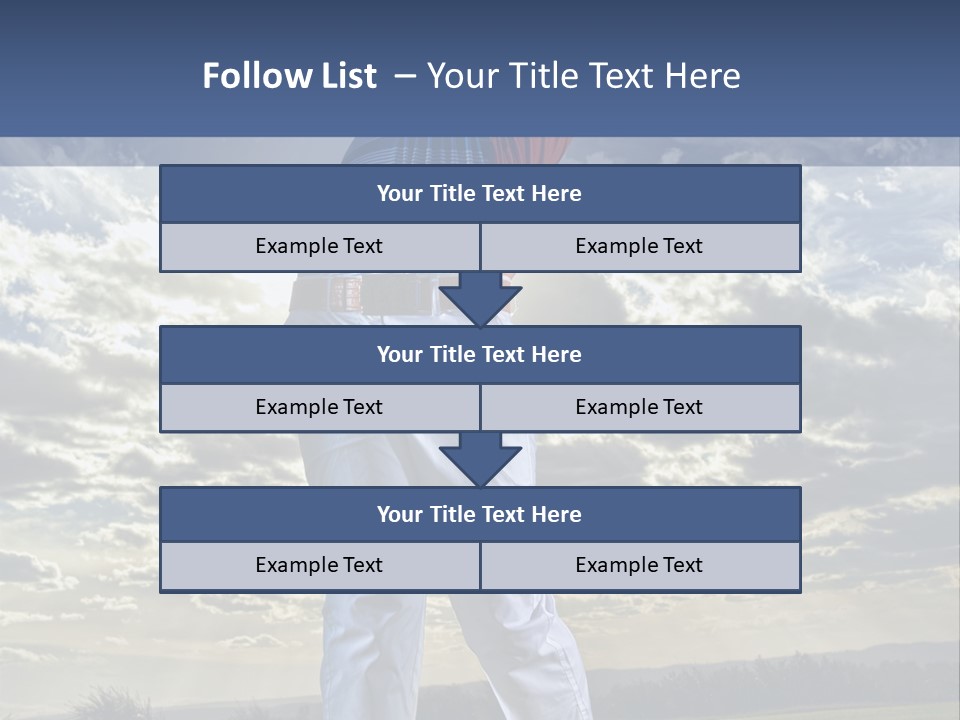 Playing Golf PowerPoint Template