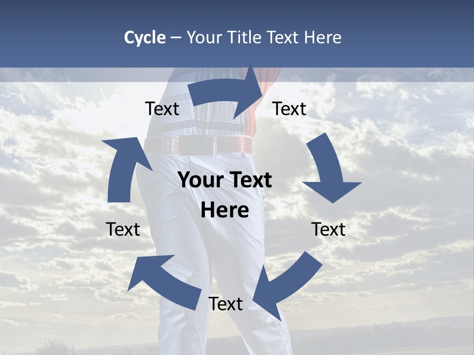 Playing Golf PowerPoint Template