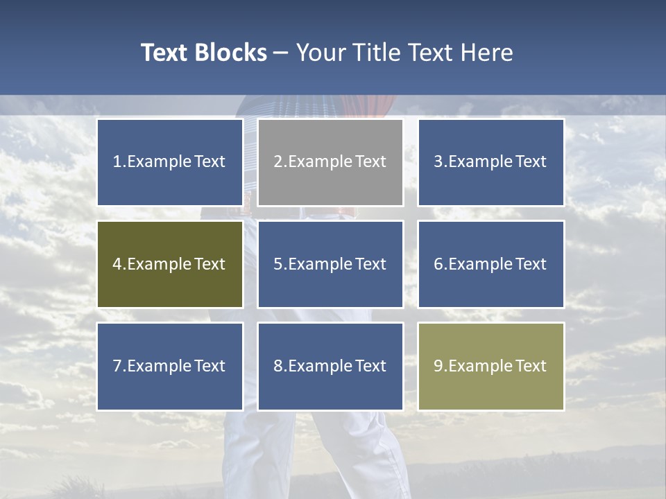 Playing Golf PowerPoint Template