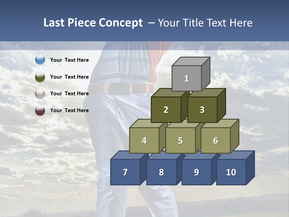 Playing Golf PowerPoint Template