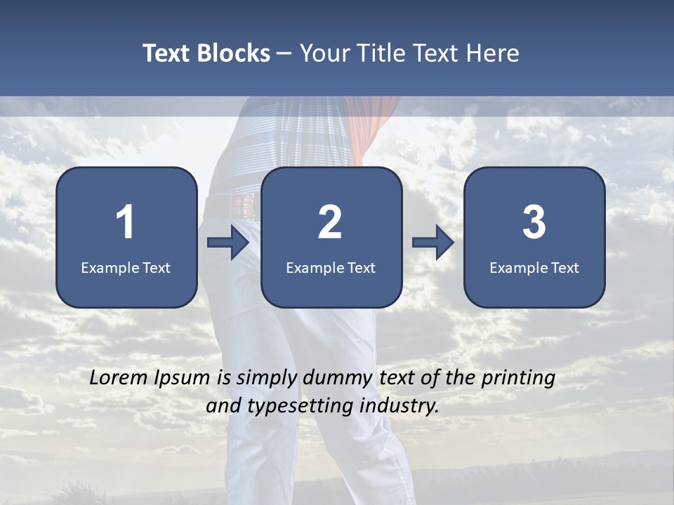 Playing Golf PowerPoint Template