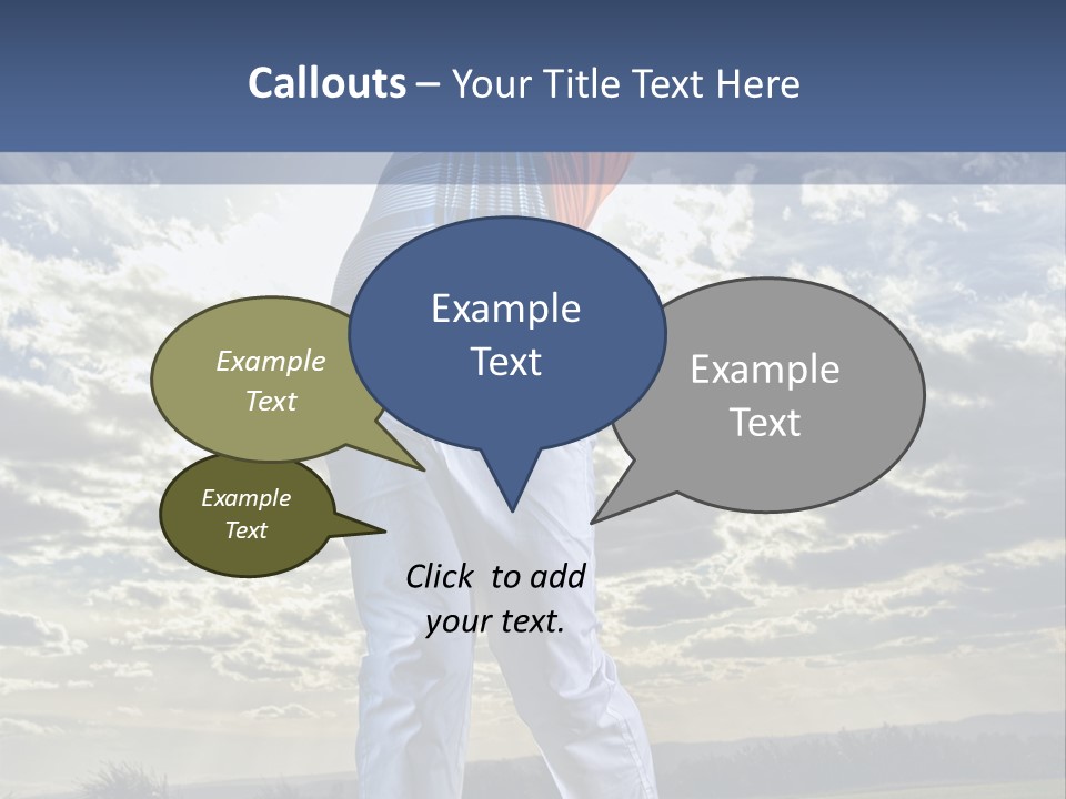 Playing Golf PowerPoint Template