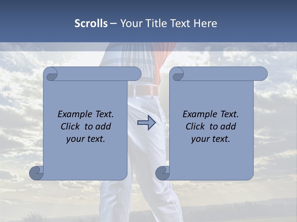 Playing Golf PowerPoint Template