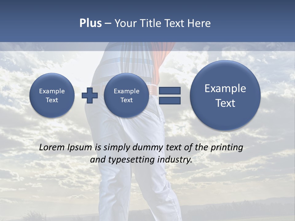 Playing Golf PowerPoint Template