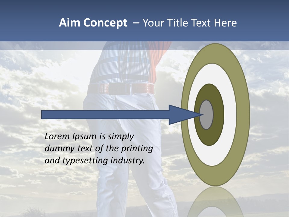 Playing Golf PowerPoint Template