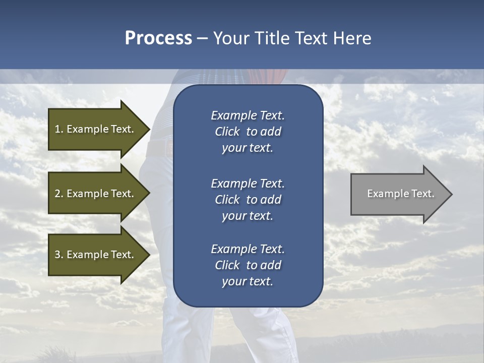 Playing Golf PowerPoint Template
