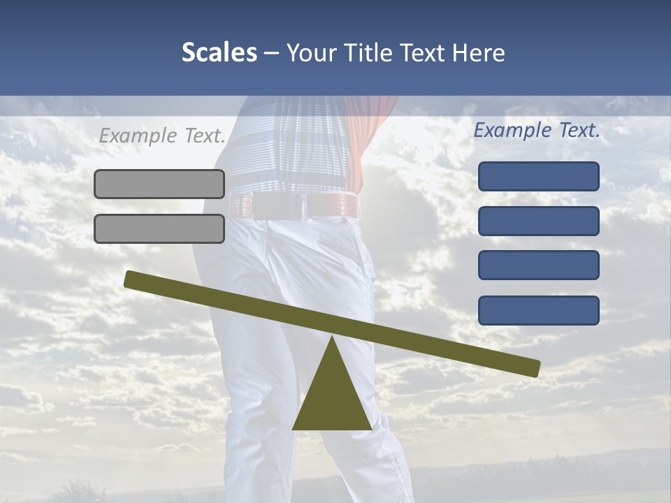 Playing Golf PowerPoint Template