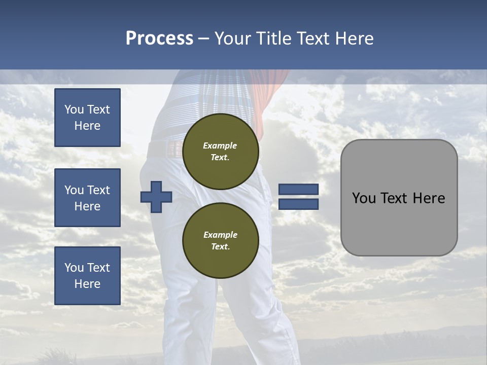Playing Golf PowerPoint Template