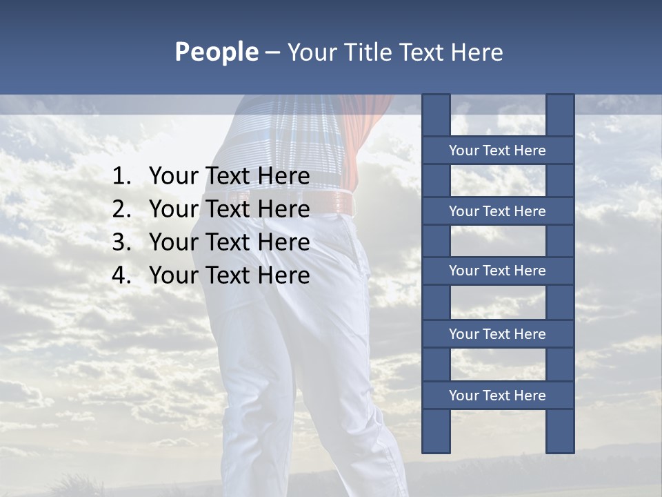 Playing Golf PowerPoint Template