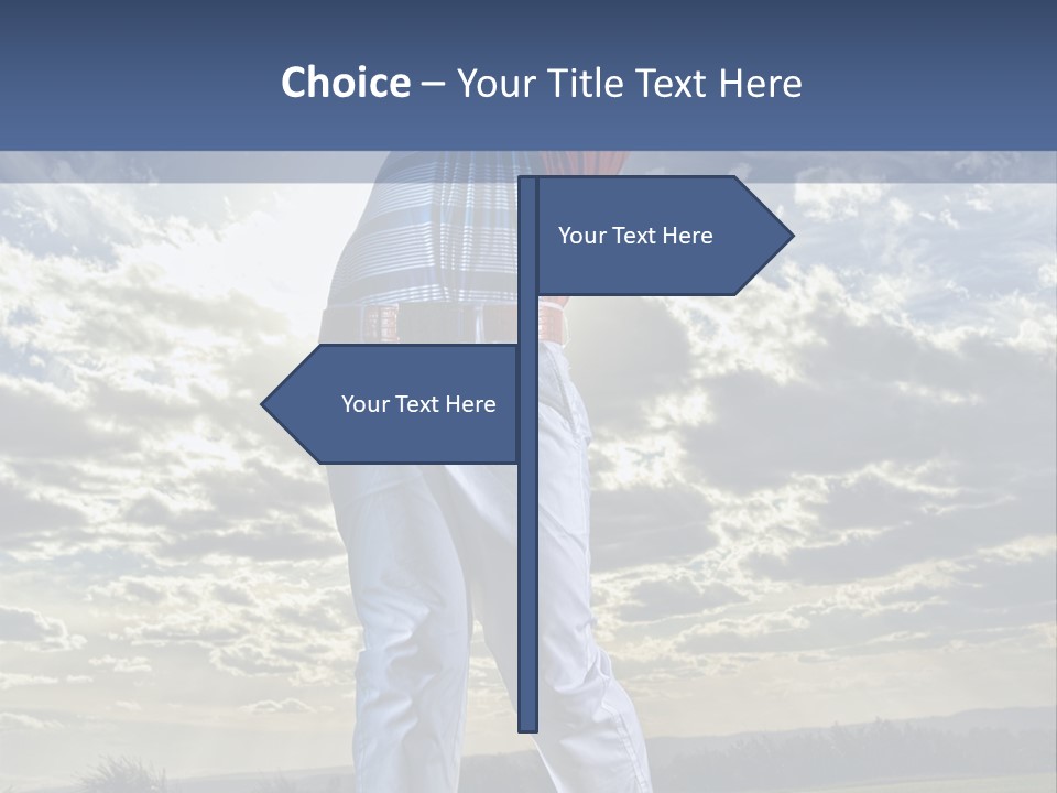 Playing Golf PowerPoint Template