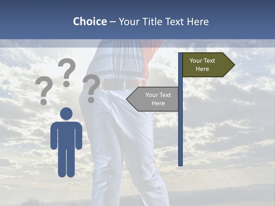 Playing Golf PowerPoint Template