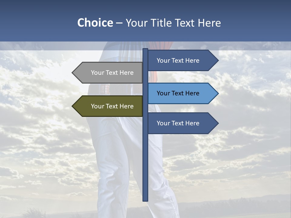 Playing Golf PowerPoint Template