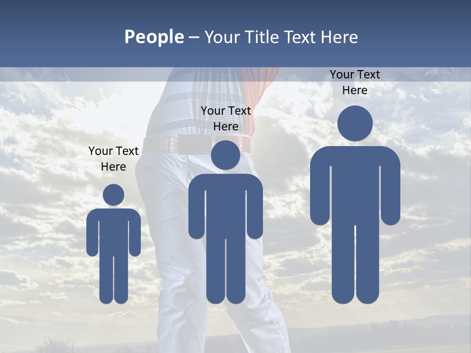 Playing Golf PowerPoint Template