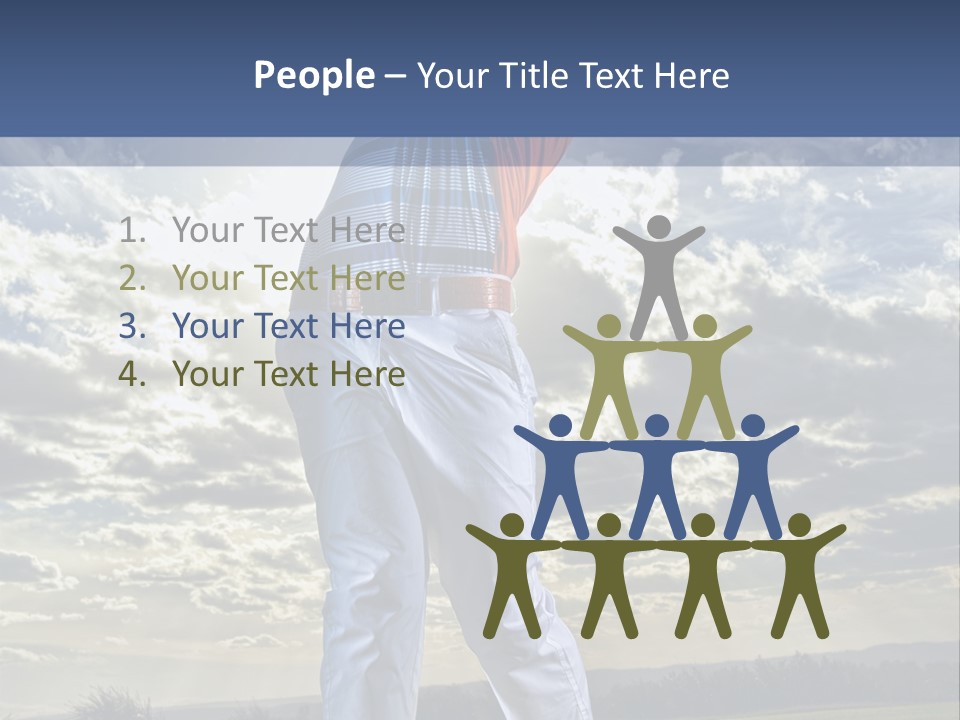 Playing Golf PowerPoint Template