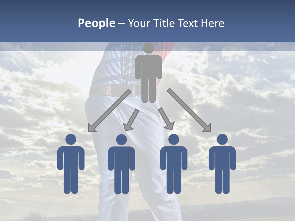 Playing Golf PowerPoint Template