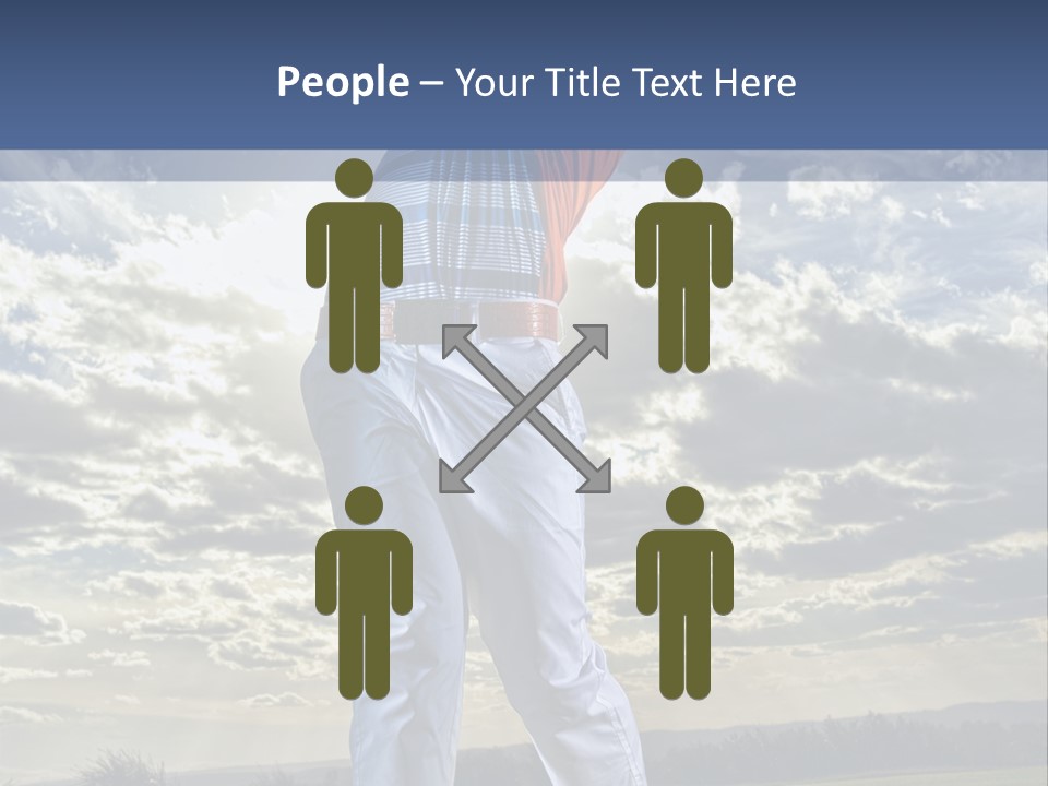 Playing Golf PowerPoint Template