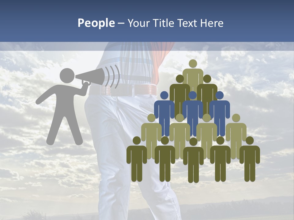 Playing Golf PowerPoint Template