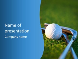 Golf Ball PowerPoint Template