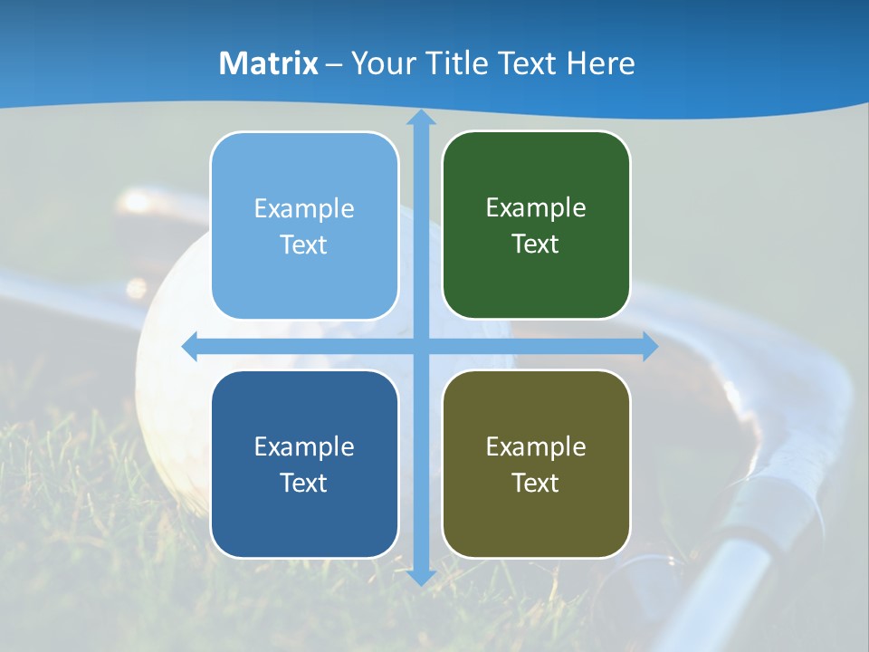 Golf Ball PowerPoint Template