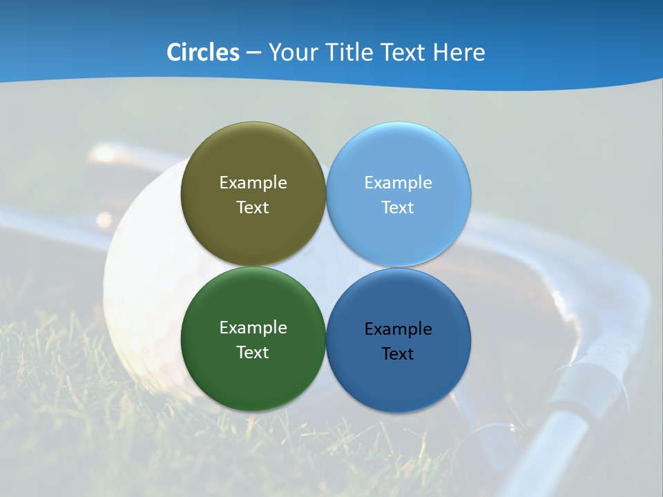Golf Ball PowerPoint Template