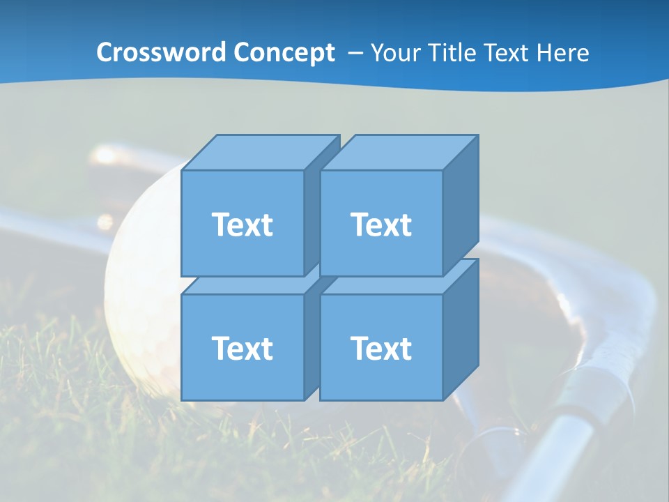 Golf Ball PowerPoint Template