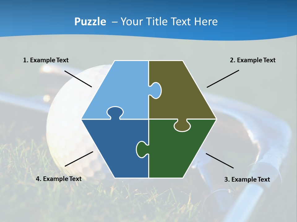 Golf Ball PowerPoint Template