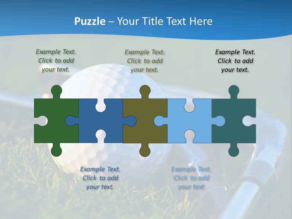 Golf Ball PowerPoint Template