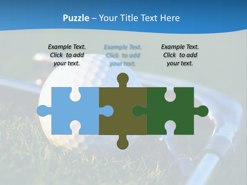 Golf Ball PowerPoint Template