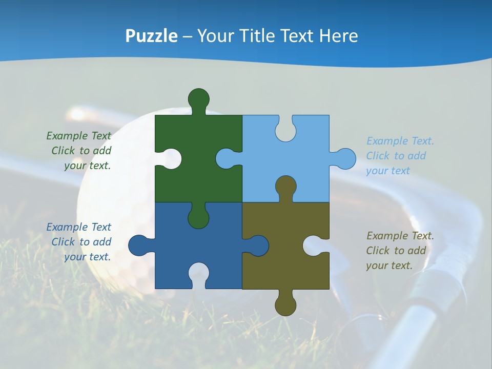 Golf Ball PowerPoint Template