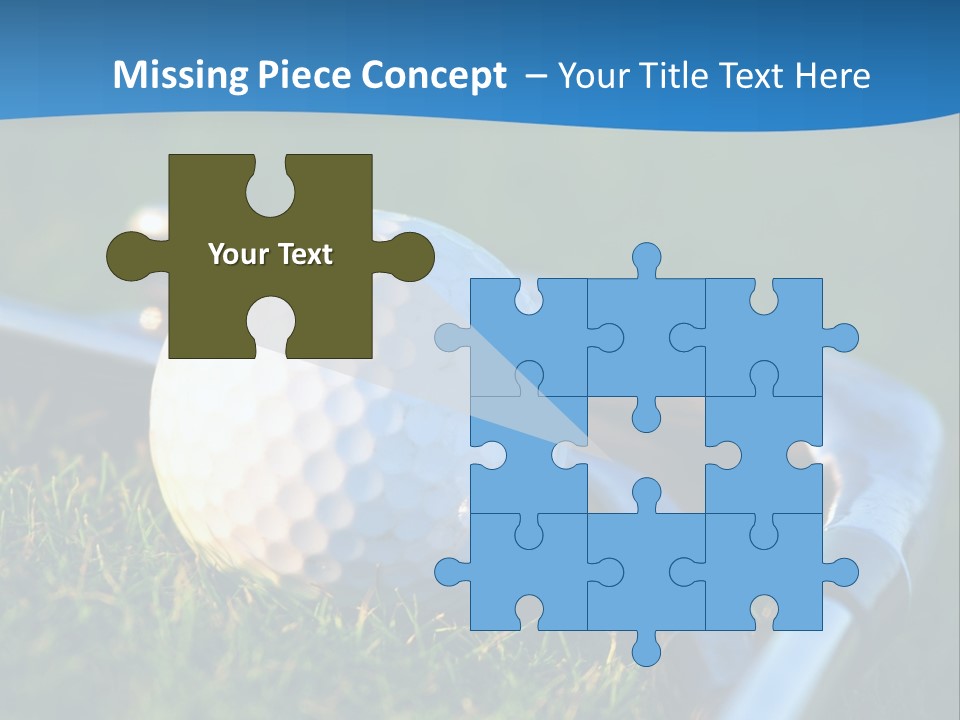 Golf Ball PowerPoint Template
