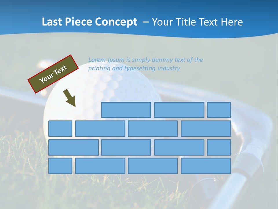 Golf Ball PowerPoint Template