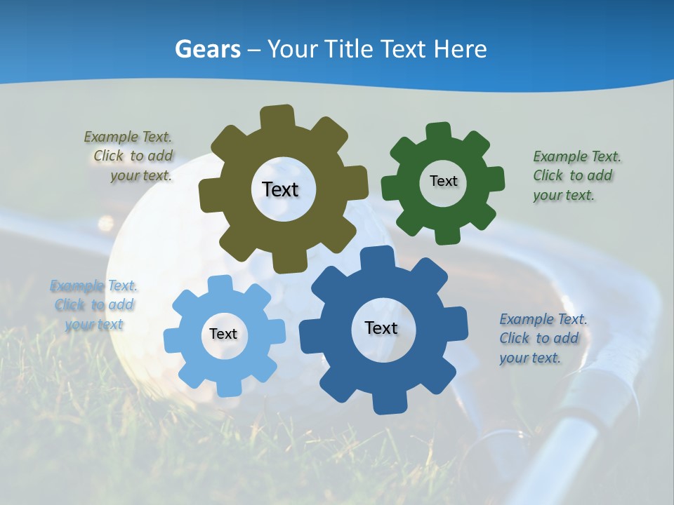 Golf Ball PowerPoint Template